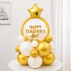 Golden Star Balloon Bouquet for Teachers