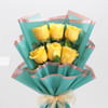 Buy Golden Sunshine Rose Bouquet For Dad
