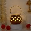 Buy Gourmet Diwali Hamper Metal Lamp And Sweets