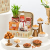 Gift Gourmet Treats with Plant Gift Hamper