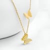 Buy Graceful Gold Butterfly Pendant Necklace