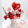 Gift Graceful Heart Valentines Day Rose Box