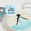 Graceful Personalized Birthday Celebration Cake Graceful Personalized Birthday Celebration Cake