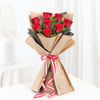 Gift Graceful Roses and Chocolate Bento Cake Combo
