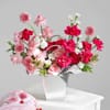 Graceful Roses & Carnations Flower Arrangement