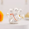 Buy Graceful Silver Gold Lord Ganesha Murti