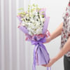 Gift Graceful White Orchid Bouquet