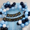 Gift Grand Blue Birthday Balloon Decor