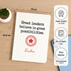 Gift Great Boss Personalized Notebook