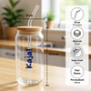 Gift Greatful Heart Personalized Wooden Lid Glass Tumbler
