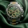 Gift Green Chronograph Stainless Steel Watch For Men