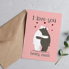 Gift Greeting Card - Berry Much - Single Piece