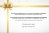 Greeting card (G+D)
