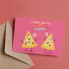 Greeting Card - Love Pizzas - Single Piece Online