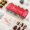 Guilt-free Stuffed Dates Christmas Box - Personalized - 15 Pcs Online