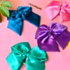 Shop Hair Ties - Satin - Cool And Pink Hues - Set Of 5