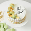 Gift Hajj Mubarak Macaroon Vanilla Cake (One Kg)