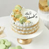 Hajj Mubarak Macaroon Vanilla Cake (One Kg) Online