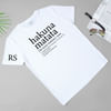 Gift Hakuna Matata Personalized Men's T-shirt - White