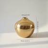 Buy Hammered Gold Metal Flower Vase