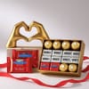 Hand Heart Keepsake with Ferrero, Ghirardelli & Hershey's