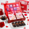 Hand Heart Personalized Couple's Hamper Online