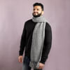 Buy Hand Knitted Woolen Muffler - Grey
