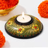 Gift Hand Painted Designer Tea-light Candle Set