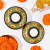 Buy Hand Painted Designer Tea-light Candle Set