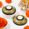 Hand Painted Designer Tea-light Candle Set Online
