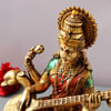 Shop Hand Painted Goddess Saraswati Idol