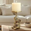 Gift Handcrafted Baby Elephant Candle Stand