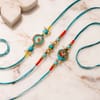 Buy Handcrafted Evil Eye Designer Rakhi Set of 3