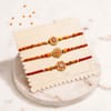 Shop Handcrafted Floral Enamel Rakhi Set of 3
