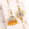 Buy Handcrafted Pearl Rakhi Set for Bhaiya Bhabhi