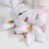 Gift Handmade Mother's Day Crochet White Lilies Bouquet