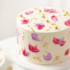 Buy Handpainted Floral Cake and Bhaiya Bhabhi Rakhi Combo