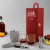 Happy Alcoholidays - Personalized Bar Set - Maroon