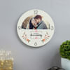 Happy Anniversary Personalized Wooden Wall Clock Online