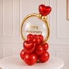 Gift Happy Anniversary Red Balloon Bouquet