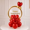 Happy Anniversary Red Balloon Bouquet
