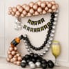 Buy Happy Birthday Balloon Arrangement - Alcohol version