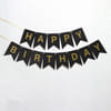 Happy Birthday Banner Black (9 Ft) Online