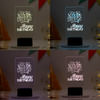 Shop Happy Birthday Black Base LED Lamp
