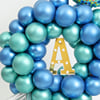 Gift Happy Birthday Blue & Green Balloon Bouquet