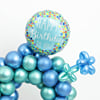 Buy Happy Birthday Blue & Green Balloon Bouquet