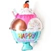 Happy Birthday Foil Balloon - Ice Cream Online