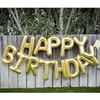 Happy Birthday Foil - Balloons Set - Gold Online