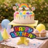 Gift Happy Birthday Foldable Party Cake Stand
