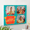 Gift Happy Birthday Personalized Canvas Frame